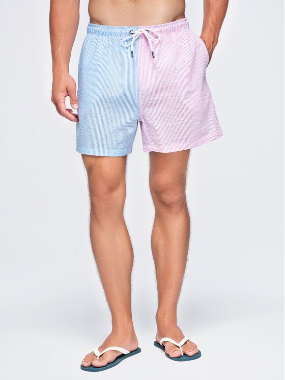 Ombre Ombre Szorty kąpielowe OM-SRSS-0215 Kolorowy Regular Fit