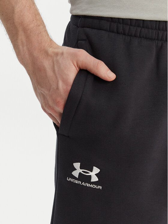 Under Armour Under Armour Pantaloni scurți sport UA Icon Fleece 1380377 Negru Regular Fit