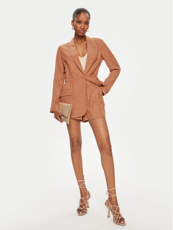 TWINSET TWINSET Marynarka 241TT2240 Pomarańczowy Regular Fit