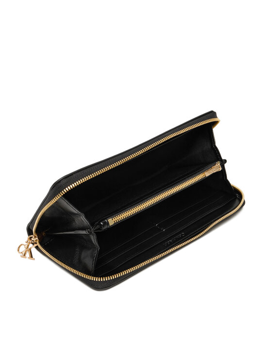 Calvin Klein Calvin Klein Portafoglio grande da donna Ck Large Zip Around LV04F1093G Nero
