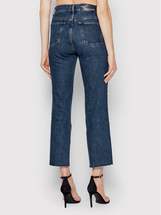 7 For All Mankind 7 For All Mankind Traperice Logan Stovepipe JSSLC100UC Tamnoplava Relaxed Fit