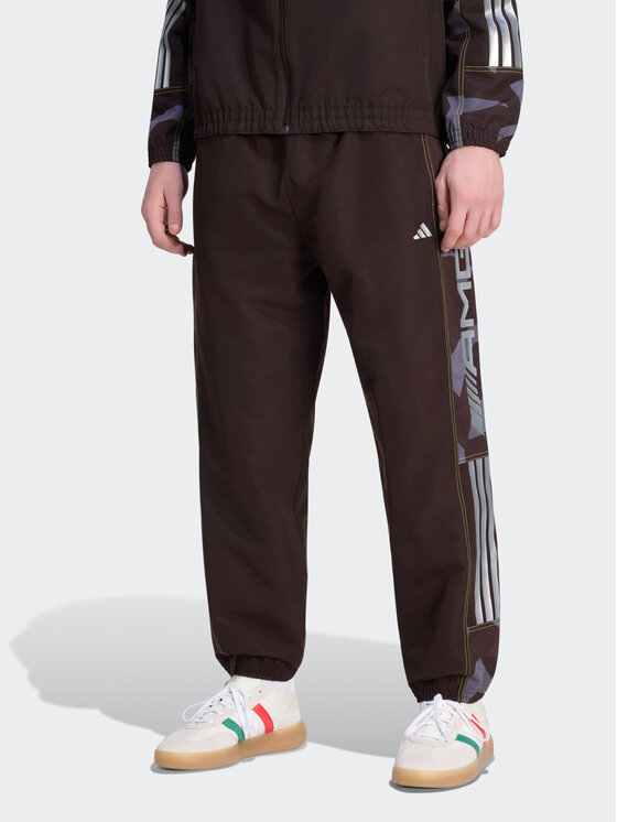 adidas adidas Spodnie dresowe 162963 Brązowy ciemny Loose Fit