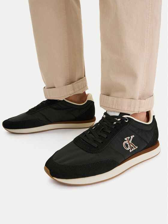 Calvin Klein Jeans Calvin Klein Jeans Sneakers Retro Runner Ess Mix Mat YM0YM01361 Schwarz