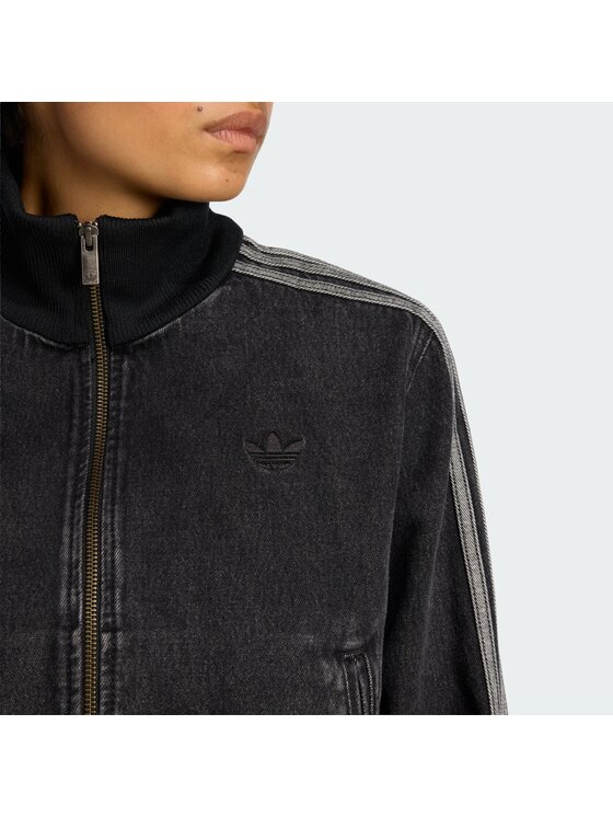 adidas adidas Jeansjacke Firebird KD2898 Schwarz Regular Fit