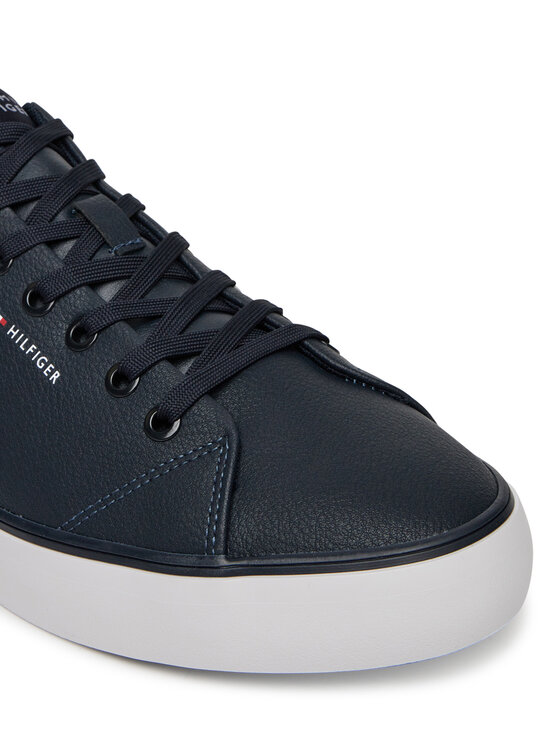 Tommy Hilfiger Tommy Hilfiger Sneakersy Hi Vulc Core Low Lth Ii Ess FM0FM05511 Granatowy