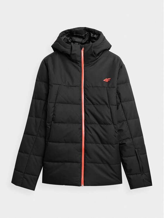4F 4F Slidinėjimo striukė 4FAW23TTJAM307 Juoda Regular Fit