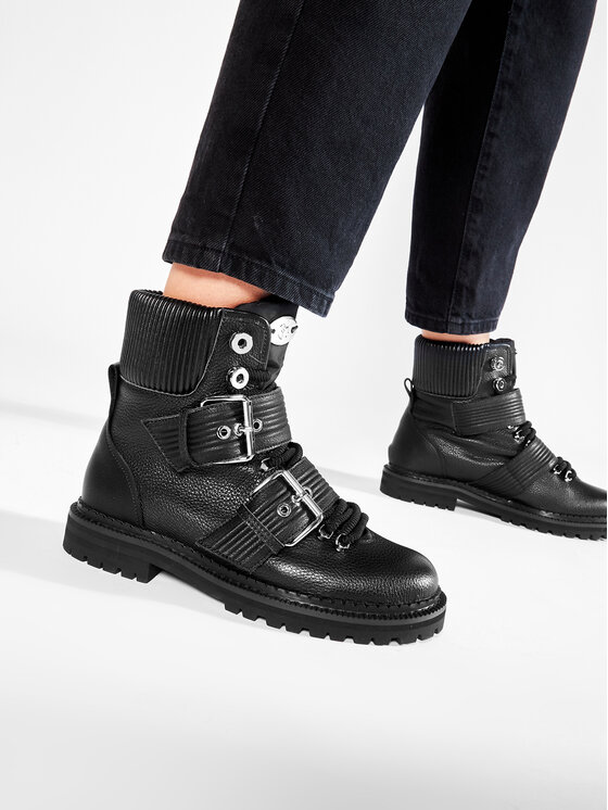 Eva Minge Eva Minge Schnürstiefeletten EM-41-08-000941 Schwarz