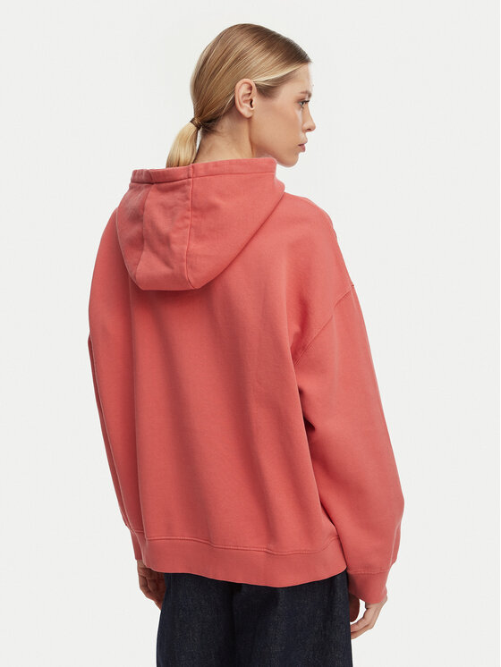 Quiksilver Quiksilver Felpa Esential Hoodie EQWFT03191 Corallo Regular Fit