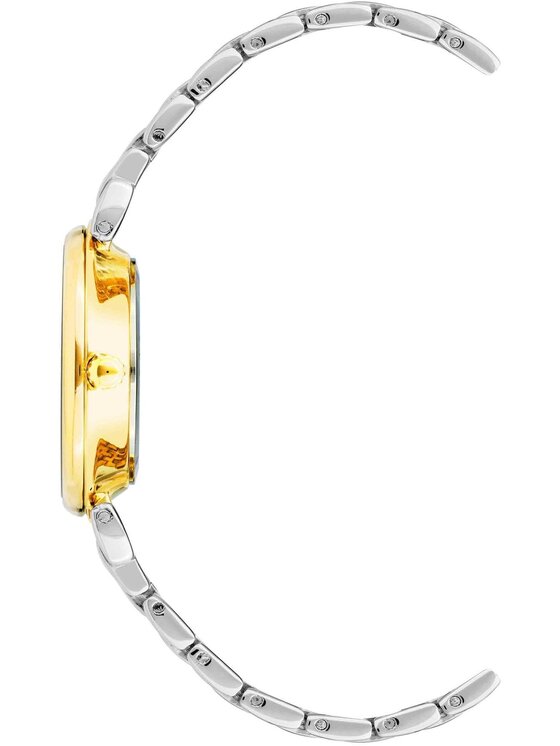 Anne Klein Anne Klein Zegarek AK-2159BKTT Srebrny