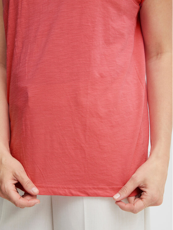 Fransa Fransa T-Shirt 20612027 Ροζ Regular Fit