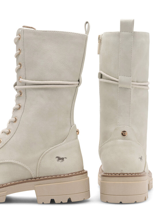 Mustang Mustang Botine 1437-503 Alb