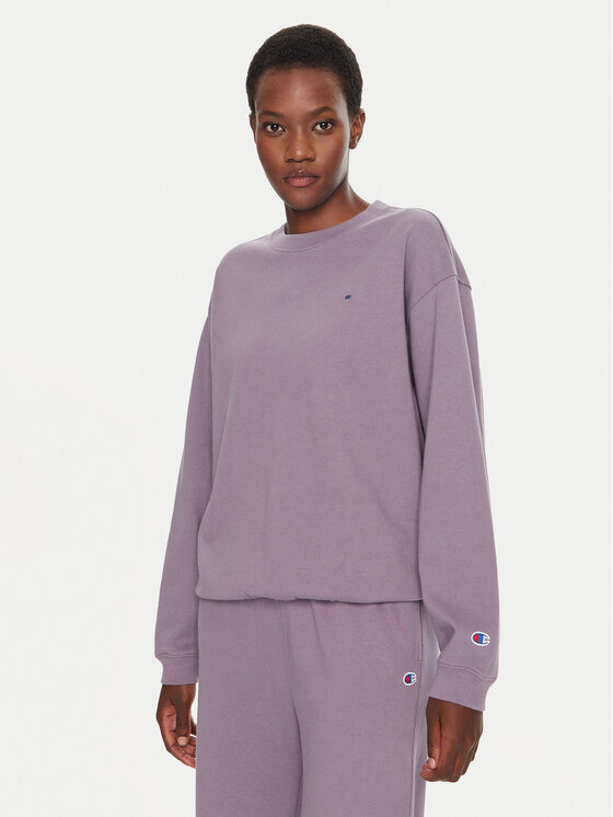 Champion Champion Majica dugih rukava 116254 Ljubičasta Loose Fit