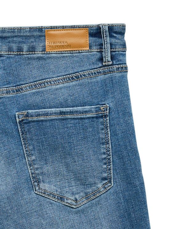 Vero Moda Vero Moda Jeansy Flash 10306823 Modrá Straight Fit