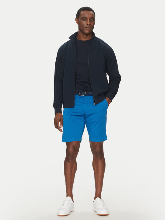 Hechter Paris Hechter Paris Kratke hlače iz tkanine 26664 151365 Modra Regular Fit