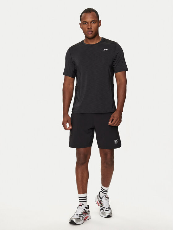 Reebok Reebok Pantaloncini sportivi Certified Strength+Short IC1611 Nero Regular Fit