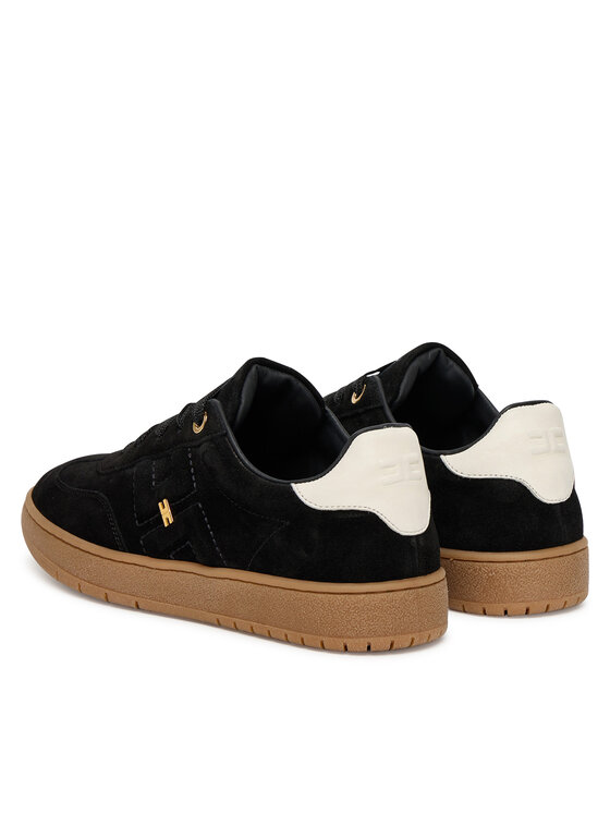 Elisabetta Franchi Elisabetta Franchi Sportcipők Low Cut Lace Up F4A9-E0340-0071 D Fekete