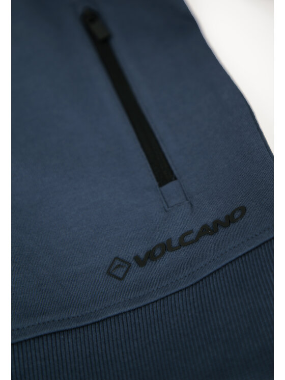Volcano Volcano Bluza B-WOLF Niebieski Regular Fit