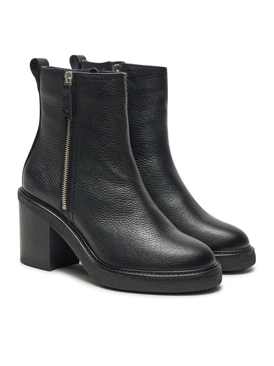 Clarks Clarks Botki Cassiano Zip 26178671 Czarny