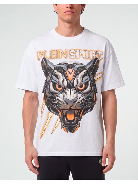 Plein Sport Plein Sport T-Shirt 31529 Bílá Regular Fit
