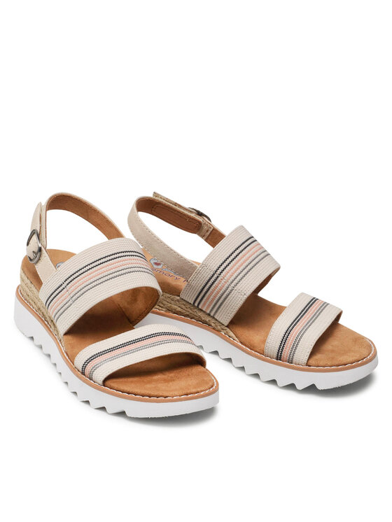 Skechers Skechers Espadryle BOBS Tea Time 113863/NTMT Beżowy