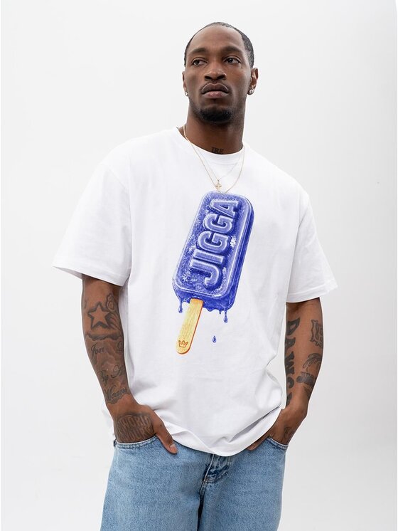 Jigga Wear Jigga Wear T-Shirt 132252 Biały Oversize