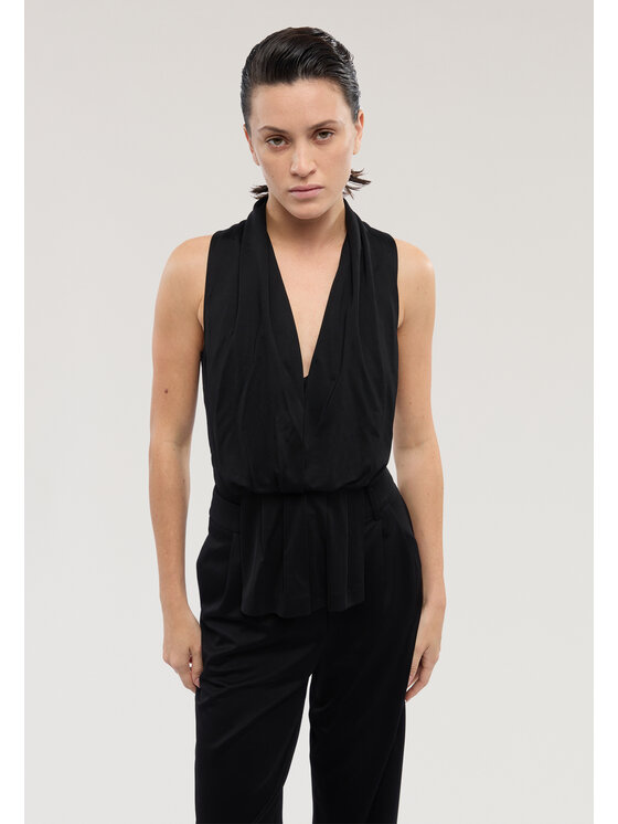 Trussardi Trussardi Top D456A000399N033 Czarny Regular Fit