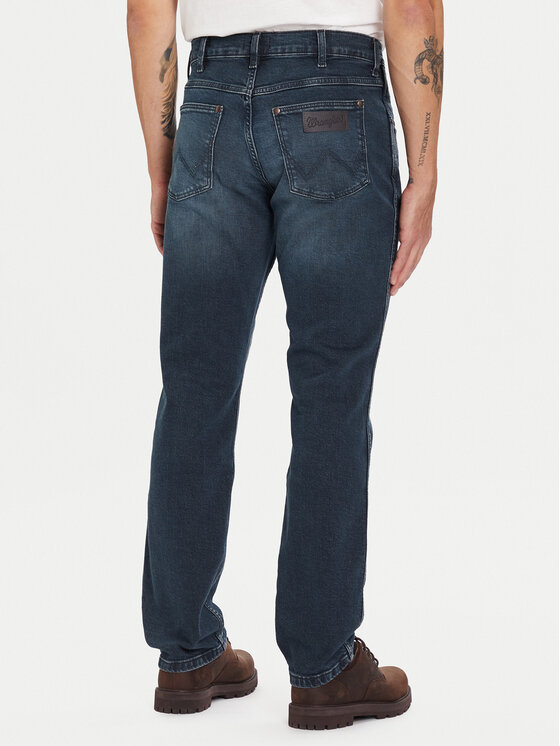 Wrangler Wrangler Дънки Greensboro 112370847 Тъмносин Straight Fit