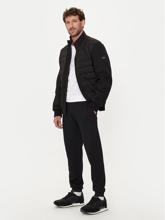 Guess Guess Спортивні штани Z4YB03 KC3D2 Чорний Regular Fit