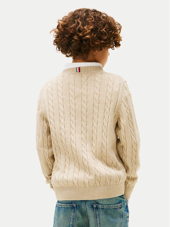 Tommy Hilfiger Tommy Hilfiger Pullover KB0KB09753 Beige Regular Fit