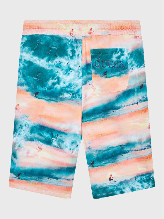 Guess Guess Sportske kratke hlače L3GD04 KA6R3 Šarena Regular Fit