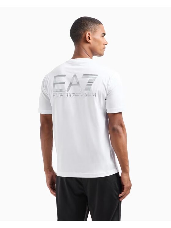 EA7 Emporio Armani EA7 Emporio Armani T-shirt 6DPT06 PJFFZ Bianco Regular Fit
