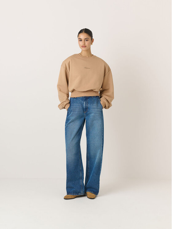 La Mania La Mania Jeansy MYKKI Tmavomodrá Classic Fit
