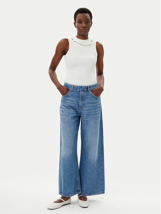 HUGO HUGO Top Delanive 50534050 Bijela Slim Fit