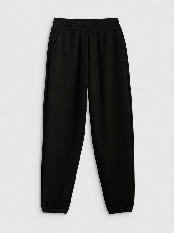 4F 4F Pantaloni da tuta 4FRSS26TTROF1974-20S Nero Regular Fit