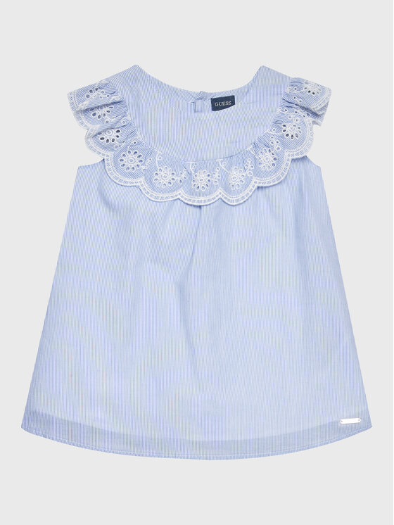 Guess Guess Vestito da giorno A3RK14 WF6U0 Blu Regular Fit