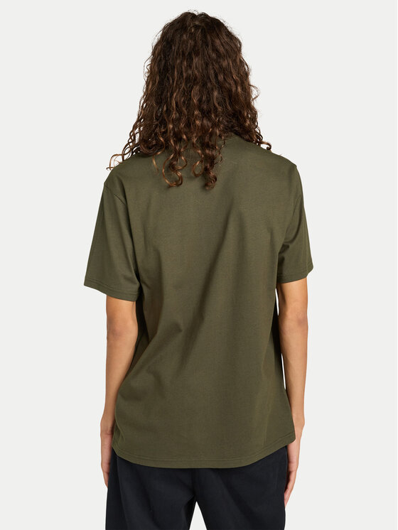 Element Element T-shirt Icon Label Pocket ELYKT00198 Zelena Regular Fit