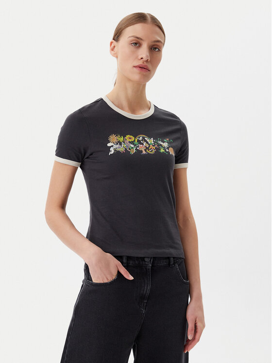 Element Element Tricou ELJZT00138 Negru Regular Fit