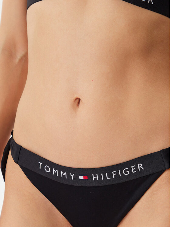 Tommy Hilfiger Tommy Hilfiger Bikini partea de jos UW0UW04497 Negru