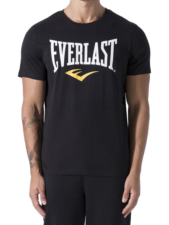 Everlast Everlast T-Shirt 37M290J86 Czarny Standard Fit
