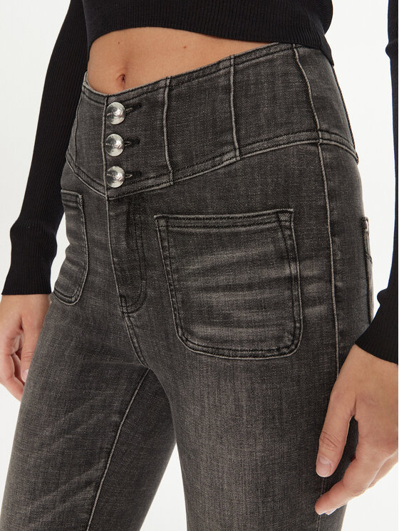 Miss Sixty Miss Sixty Jeans hlače 6L3JJ2670200 Siva Flare Fit