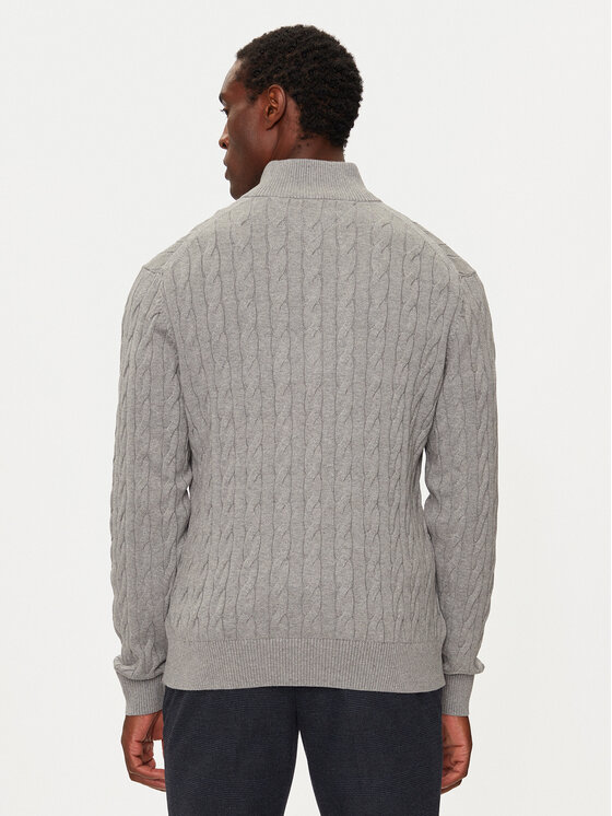 Tommy Hilfiger Tommy Hilfiger Megztinis Classic MW0MW36532 Pilka Regular Fit