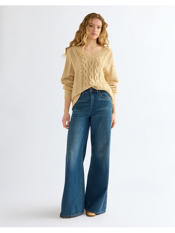 Wrangler Wrangler Jeansy CANYON Niebieski Loose Fit