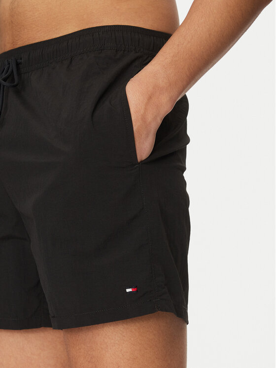 Tommy Hilfiger Tommy Hilfiger Pantaloni scurți pentru înot UM0UM03477 Negru Regular Fit
