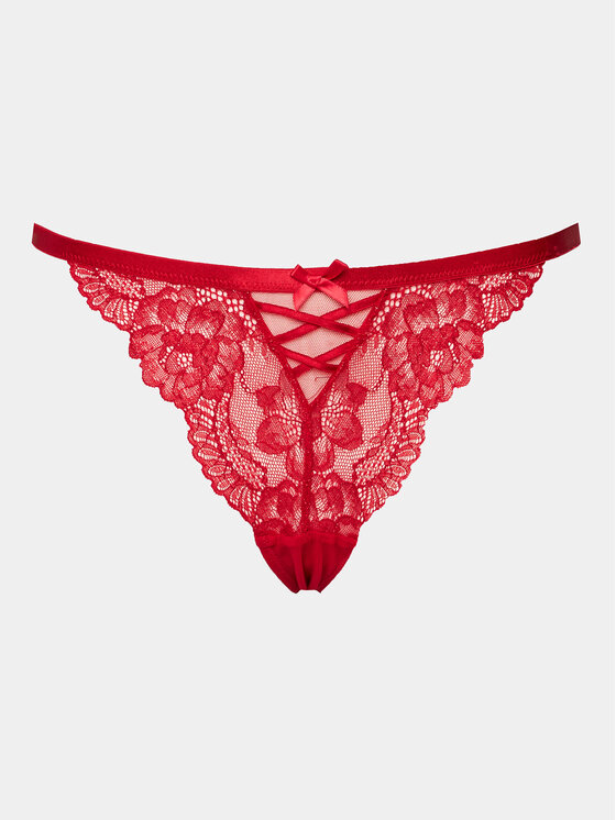 Hunkemöller Tanga Simone Hl Tanga String 203656 Piros | Modivo.hu