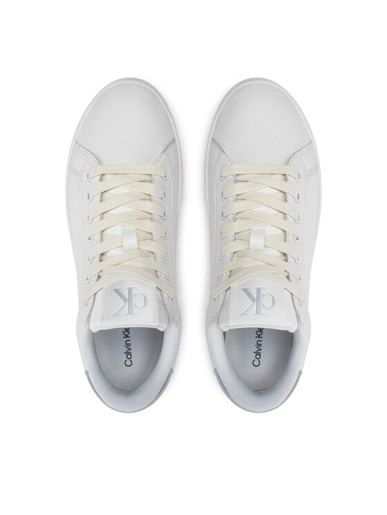 Calvin Klein Jeans Calvin Klein Jeans Laisvalaikio batai Bold Flatf Low Mix Ohb YW0YW01632 Balta