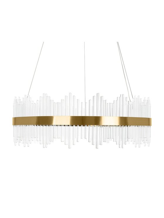 MIAhome MIAhome Lampa wisząca FLORENS 80 złota Złoty