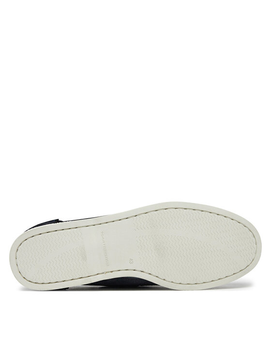 Tommy Hilfiger Tommy Hilfiger Halbschuhe Th Boat Shoe Core Suede FM0FM05387 Dunkelblau