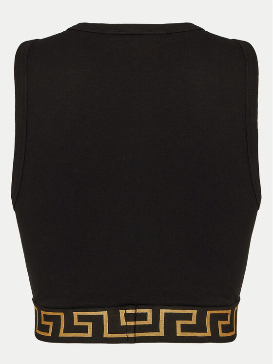 Versace Versace Biustonosz top 1008598 1A10011 Czarny Slim Fit