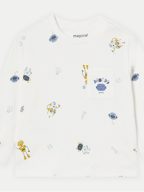 Mayoral Mayoral Bluse 2041 Écru Regular Fit