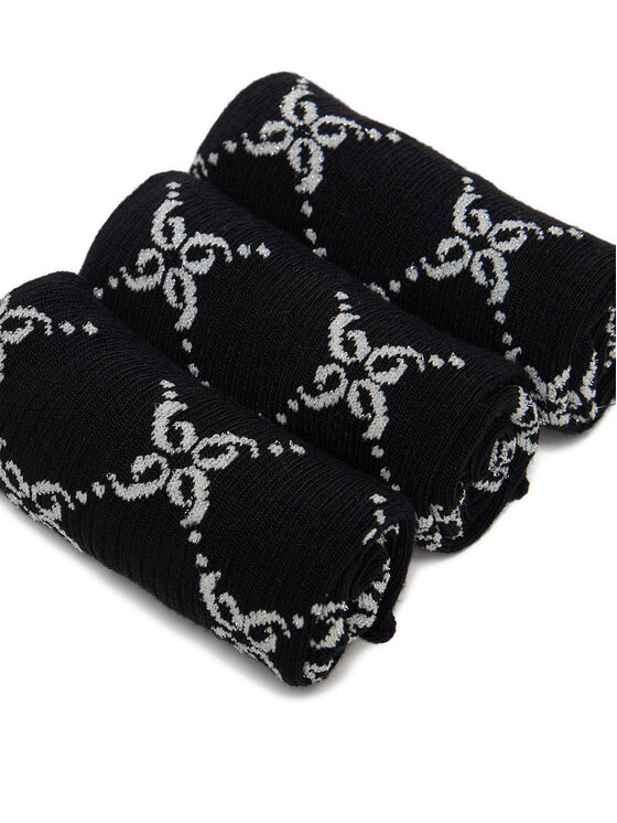 Nine West Nine West Socken CEO_BR_NW_Silver_01_Z_AW25 (3 PACK) Schwarz